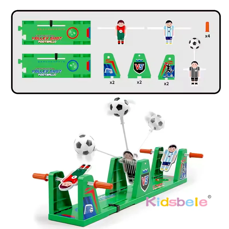 Interactive Desktop 2 Player Battle Soccer Shot Board Basketball Game Kids Learning Table Toy Family Party Game Christmas Gift 5