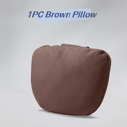 Ergonomic Memory Foam Neck and Head Support Cushion (Brown Pillow)