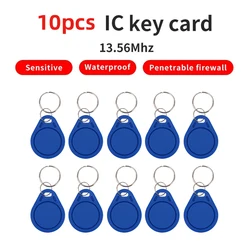 Enhanced RFID Keychain Access Control Tag - 13.56MHz Read - Only (10pcs Blue KeyIC)