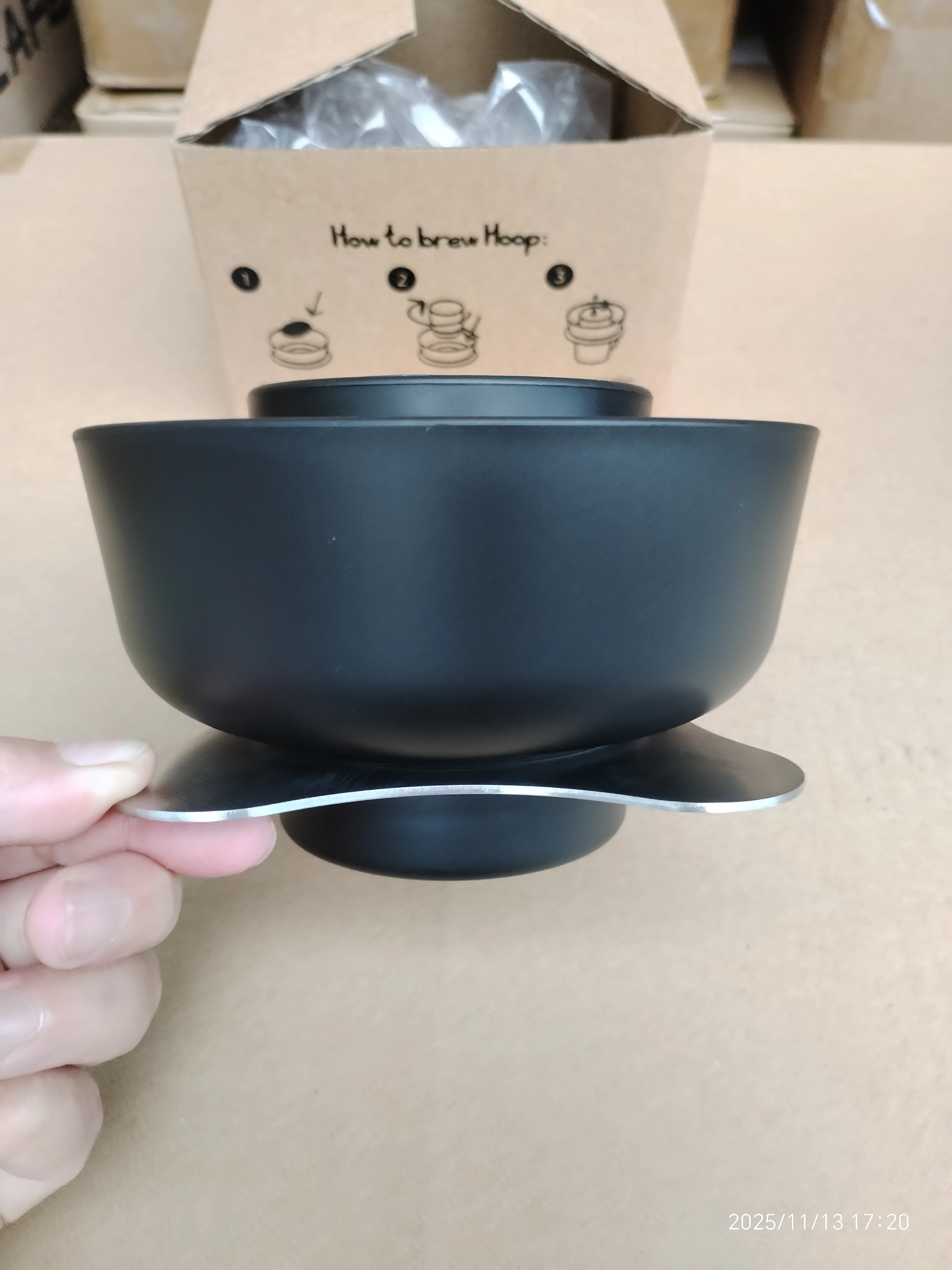 Detachable Espresso Coffee Filter Cup with Filter Papers