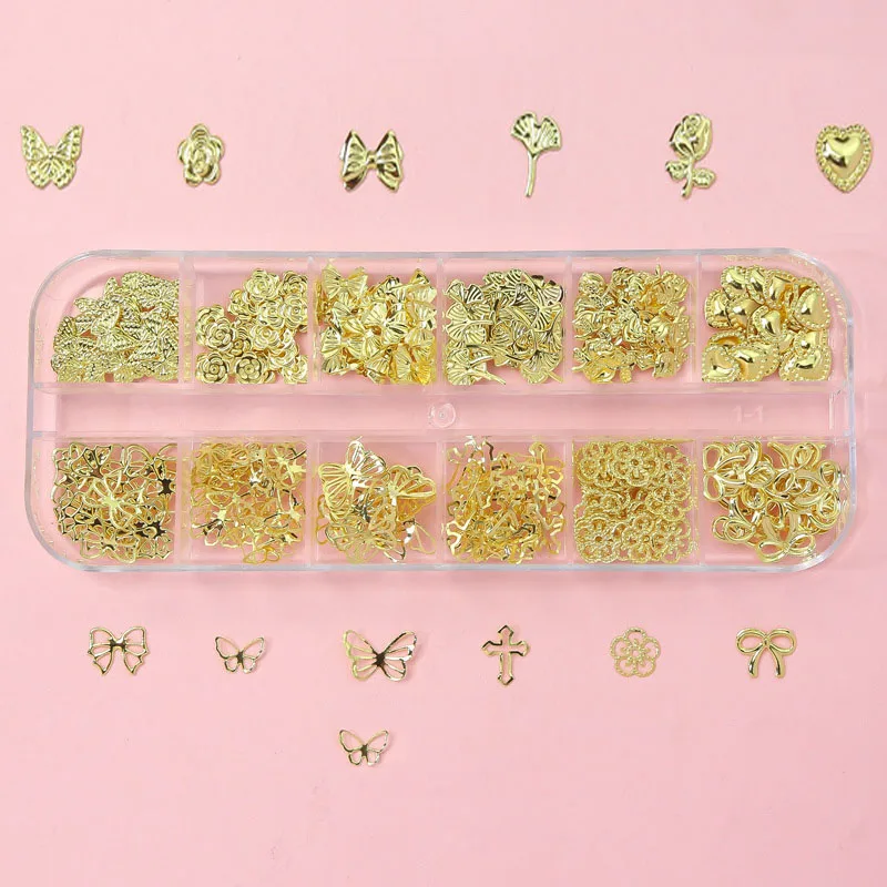 Deluxe Nail Art Rhinestones Kit with Storage Organizer for Stunning Holiday Designs