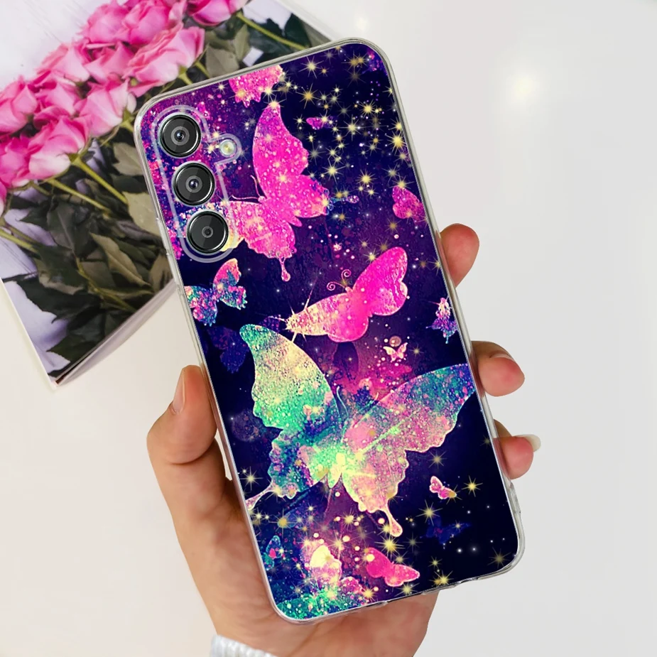 New Fashion Painted Clear Silicone Soft TPU Phone Case Bumper