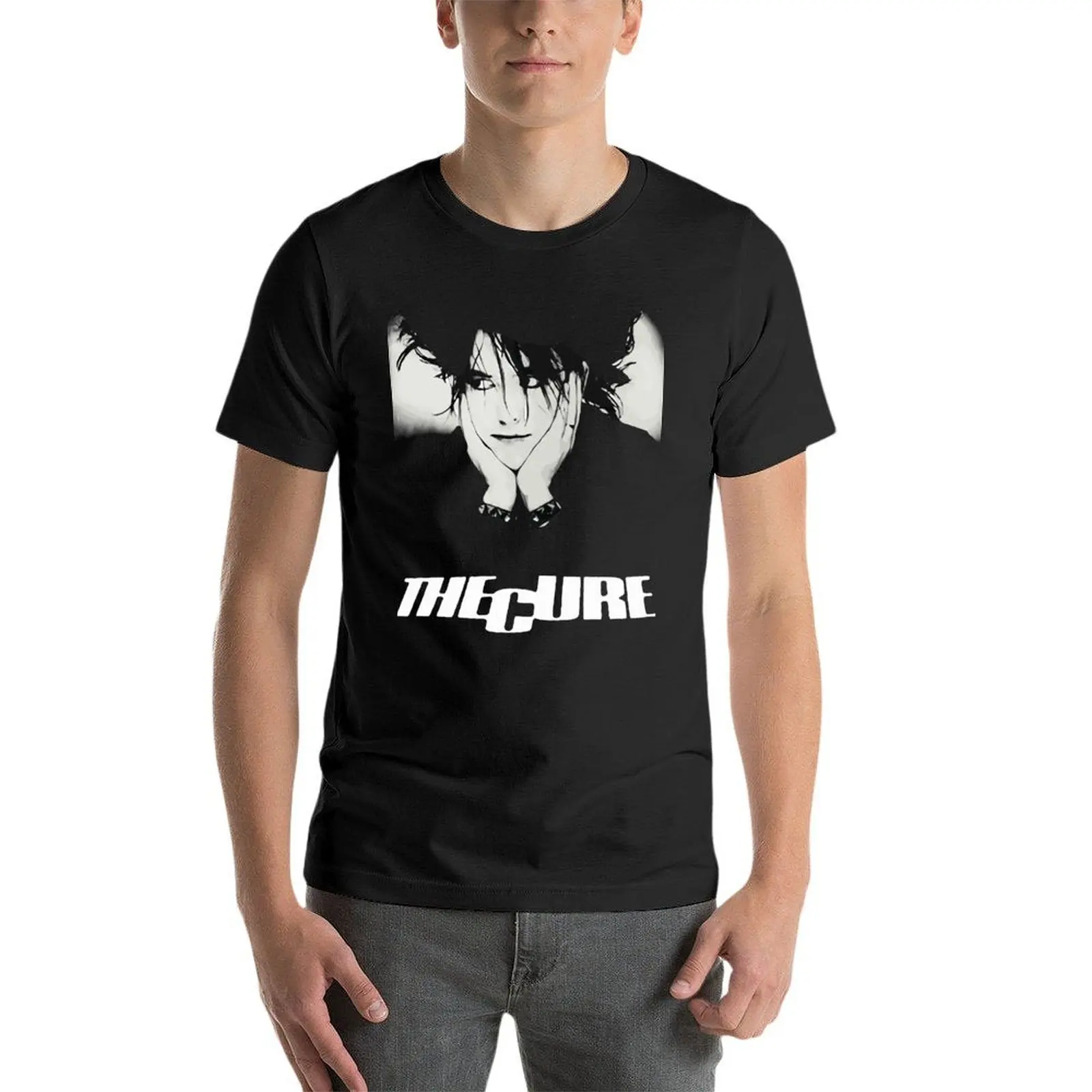 

Футболка большого размера с надписью The Cure пятница Im In Love Hard Rock Band, брендовая мужская одежда, уличная одежда с коротким рукавом, женская футболка