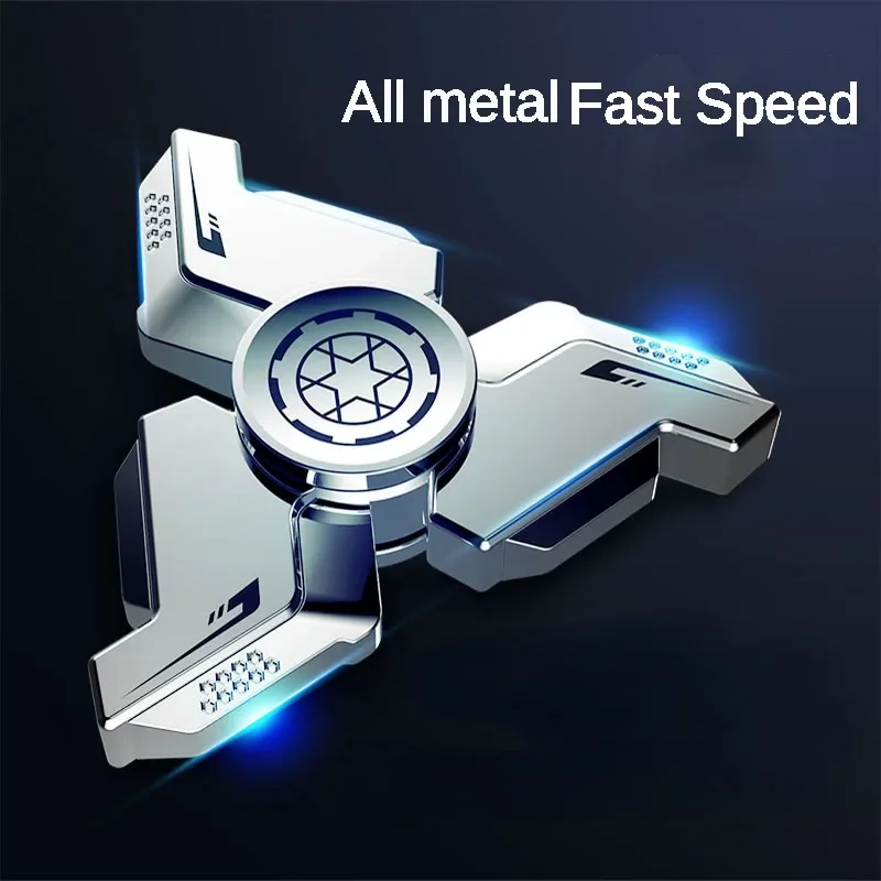 Fingertip Spinner Edc Office Decompression and Decompression Artifact Alloy Metal Finger Fingertip Spinner Adult Boy Toy