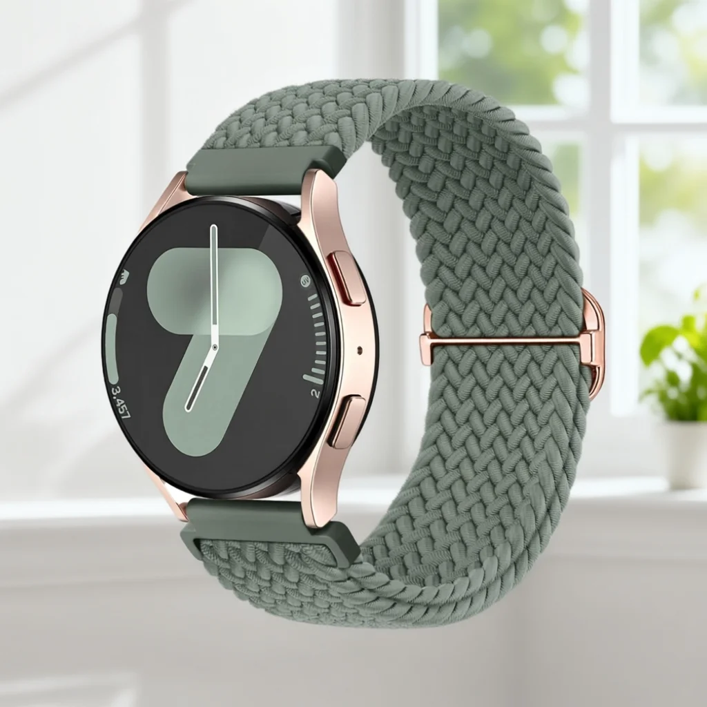 Braided Solo Loop Sport Bracelet - Multi-Size Adjustable Watch Band