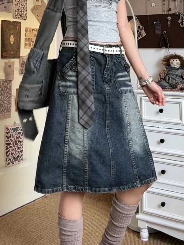 Mini Skirt Upcycled Denim Wrap Skirt Diy Vintage Streetwear Wrap