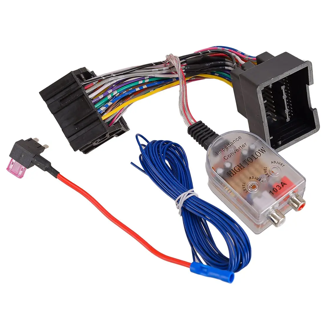 Radio Add Amp Subwoofer Amplifier Adapter Plug Wire Harness 71-2106 fit for GMC Buick Chevrolet Camaro Cruze Equinox Express