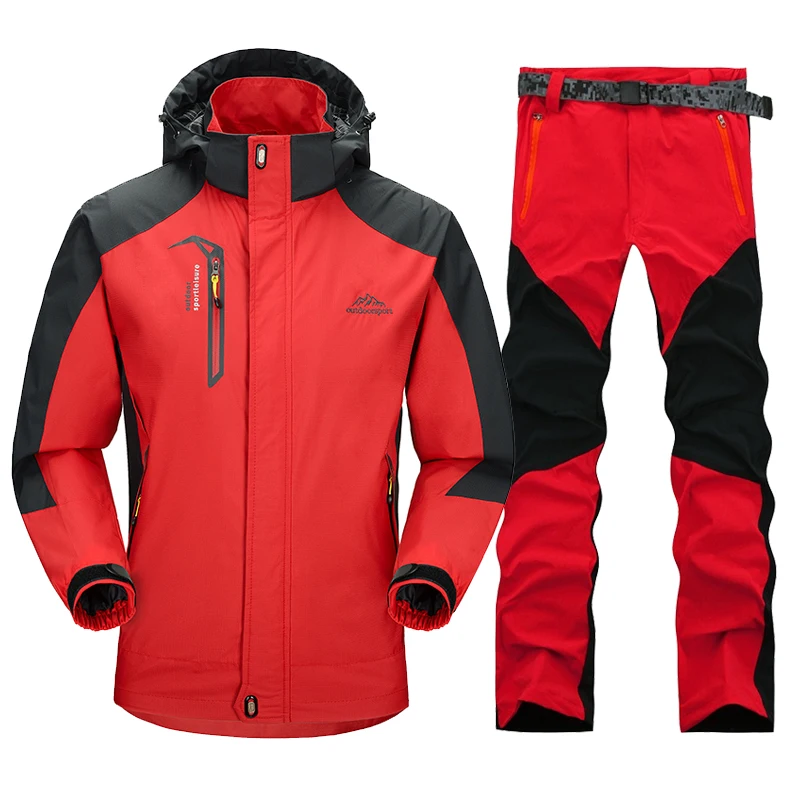 Waterproof Jacket Three In One Two-piece Set Outdoor Mountaineering Clothing Coat