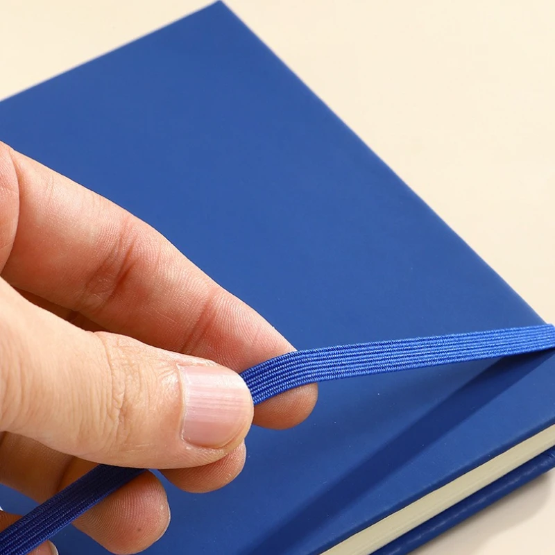 Premium Imitation Leather Notebook with Elastic Band, Ideal
