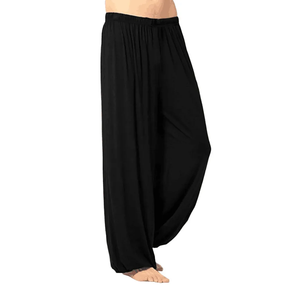 New Men's Spring and Autumn Personality Loose Yoga Casual Pants 5