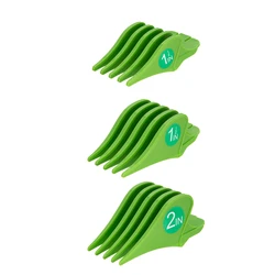 Enhanced Barber Hair Clipper Guide Combs - Large Limit Sizes 32mm, 38mm, 51mm - Professional Cutting Accessory (Green--3PC)