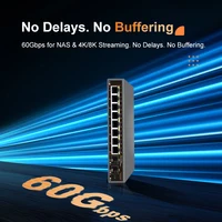 KeepLiNK 10-Port Network Switch | 8 x 2.5Gb Ethernet + 2 x 10Gb SFP+ | Unmanaged | Plug & Play | High-Speed Connectivity - Image 2