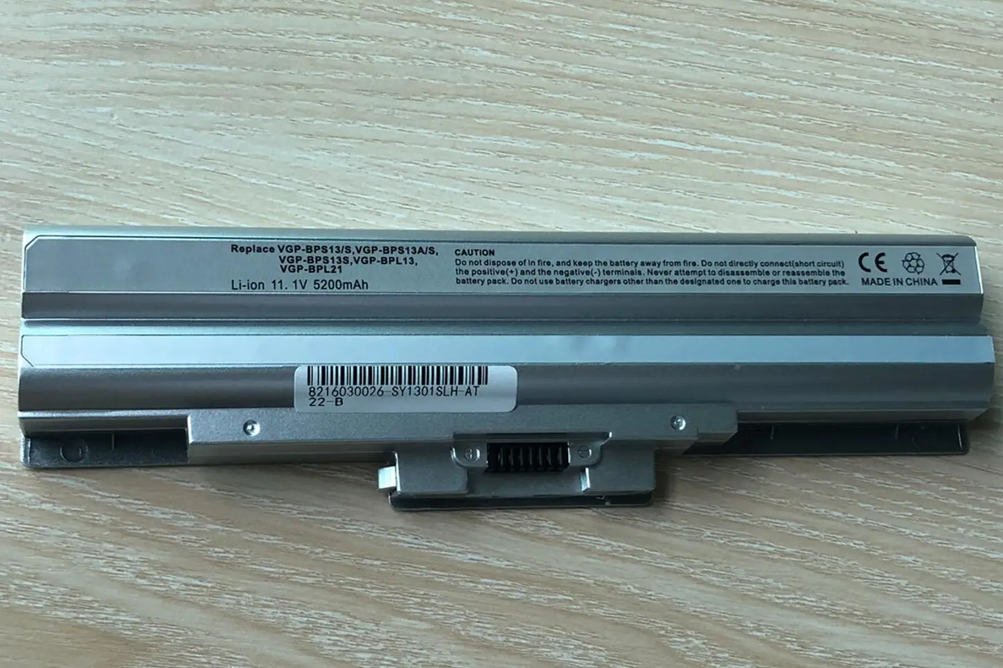 Bateria Prata 4400mah para Sony Vgp-bpl13 Vgp-bps13 Vgp-bps13 b Vgp-bsp13 s Vgp-bps13a b Vgp-bps13a s - Imagem 5