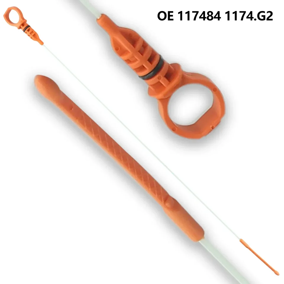 Jauge D'huile Moteur 53cm Référence 1174.G2 - Compatible Citroën C2 C3 C4 C5, Peugeot 206 207 3008, Ford Focus C-Max - 6