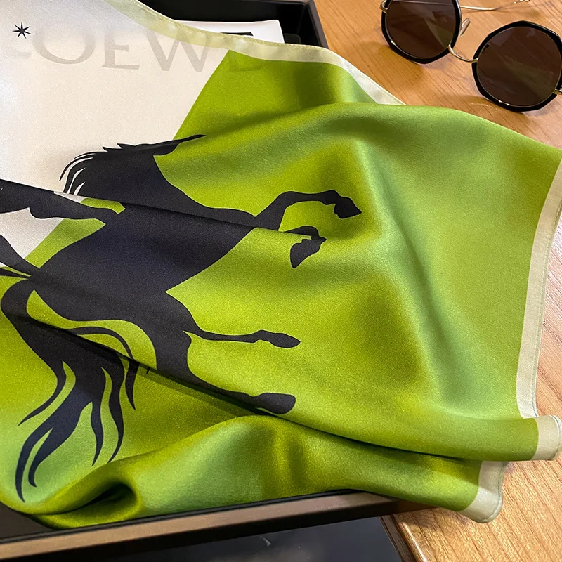 Decorative 100% Real Silk Scarf 53cm Square