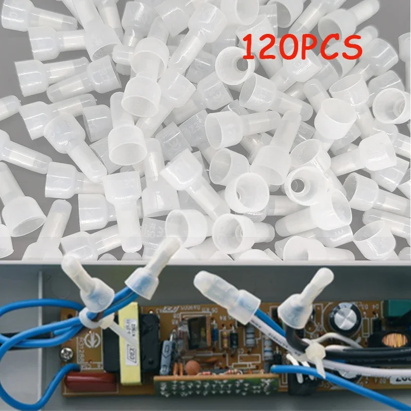 120Pcs Closed End Crimp Cap AWG Gauge Wire Connector Terminal