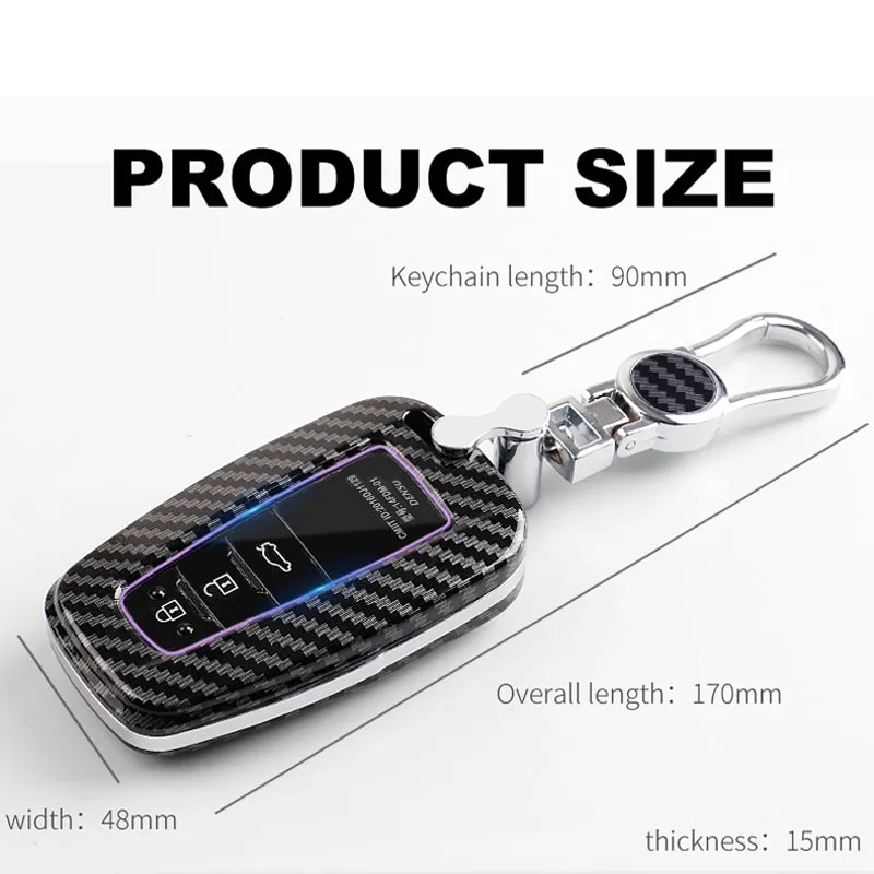 Custodia per chiave Auto remota Shell per Toyota Chr C-HR Camry Corolla Prado Prius RAV4 2018-2022 Cruiser Smart accessori Auto - Sd49a836a0fd04c5d80d633ac7c2f47e7f