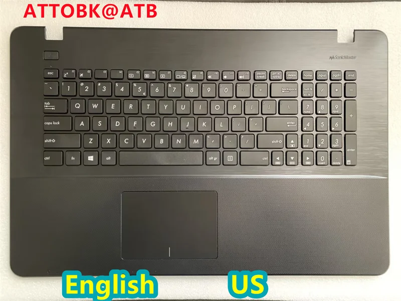Teclado Portátil ru Eua para Asus K751nv R752 R752l F751 X751l X751la X751lav X751ld K751 X751lk X751ln X751sa com c Cover - Imagem 6