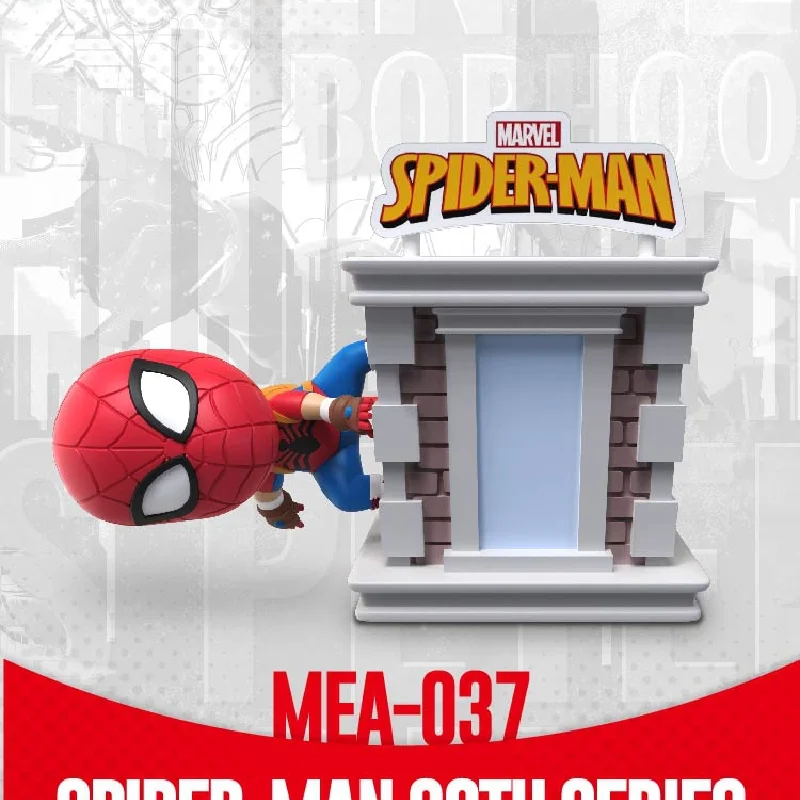 

Marvel Kingdom Spider-Man 60th Anniversary Stacker Mansion Desktop Arrangement Handpiece Peripheral Anime Figure Kawaii Gift