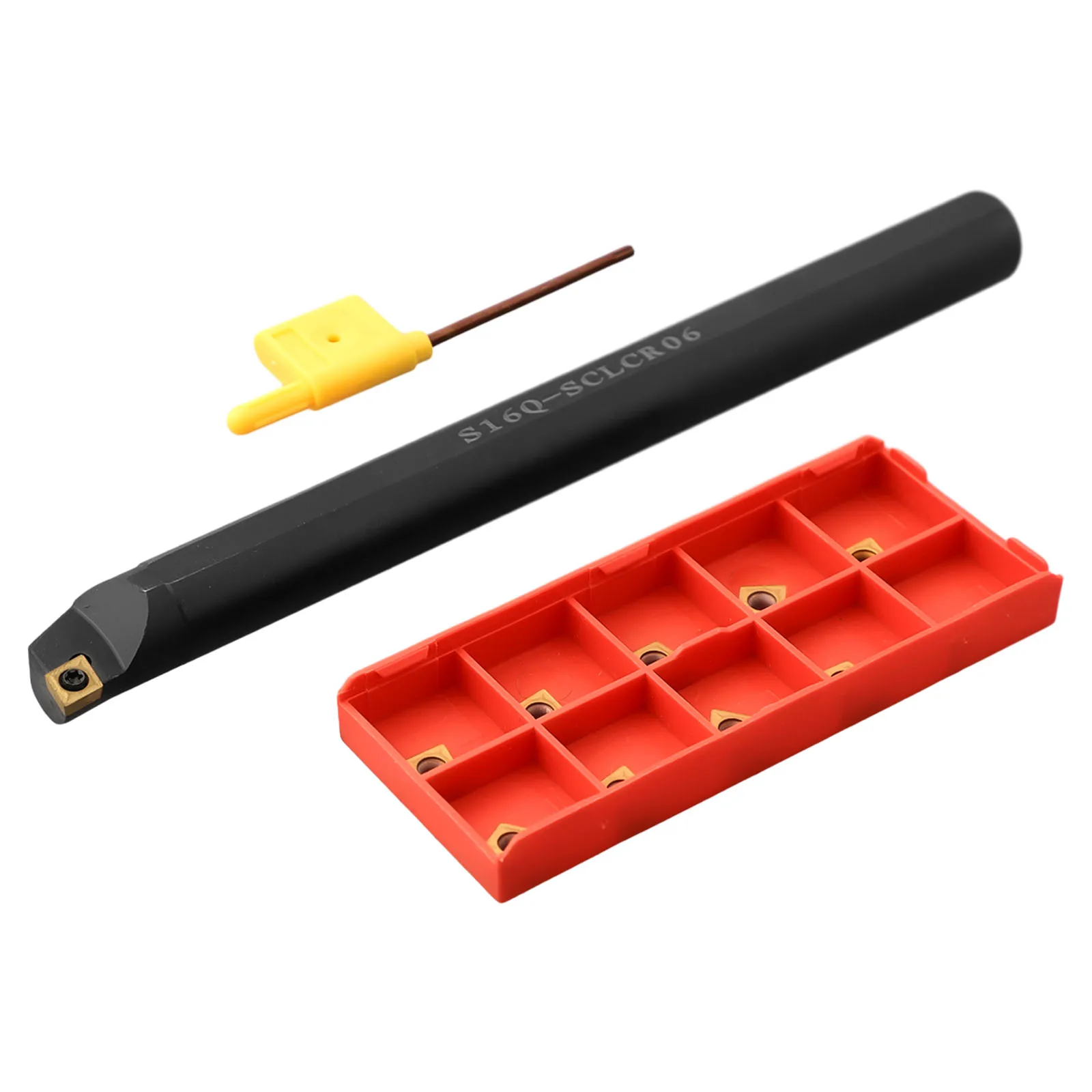 

Maintain Excellent Performance and Tight Tolerances with 16mm S16Q SCLCR06 Boring Bar Turn Tool and CCMT060204 Carbide Insert