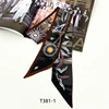 Brand Small Scarves, Neckties, Scarves, Bags, Handles,  Silk, Elongated Ribbons, Women's Accessories 100cmX6cn New Pattern 5
