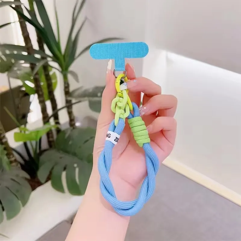 Cute Decorative Mobile Phone Wrist Strap with Anti-Loss Pendant