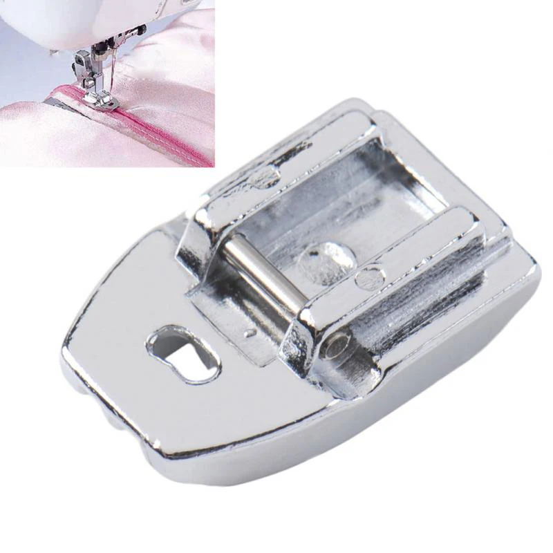 1pcs Invisible Zipper Presser Foot Household Sewing Machine Multifunctional Parts xqmg Sewing Machines DIY Apparel Sewing Fabric 4