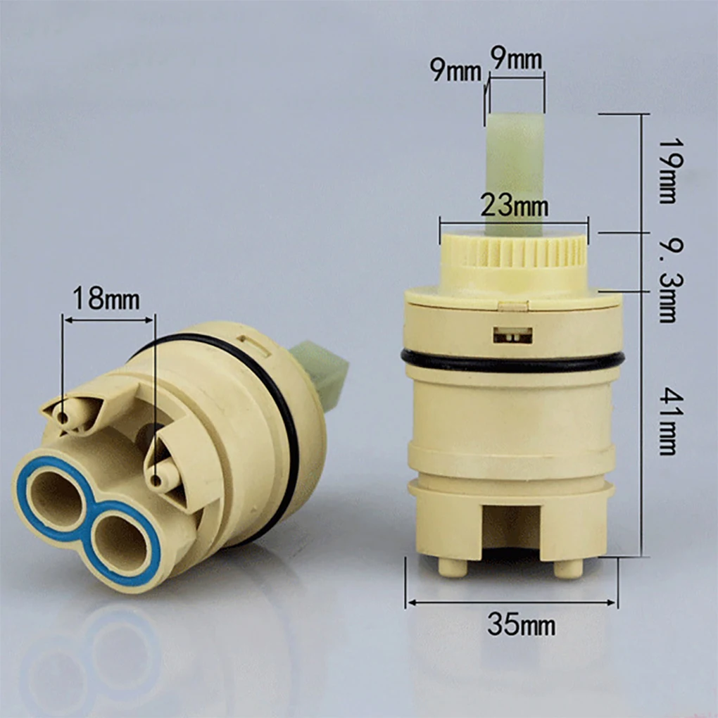 Long-lasting Faucet Valve Core For Kitchen And Basin Taps Made Of Plastic Materials And Ceramic