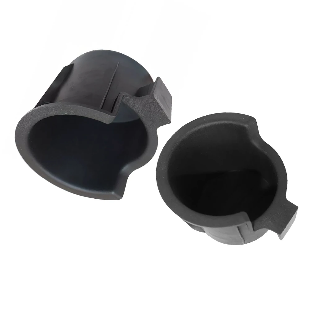 2pcs Recessed Cup Holder Insert For Ford F-250 F-350 Super Duty 2011 2012 2013 2014 2015 BC3Z-2813562-DA BC3Z-2813562-EA