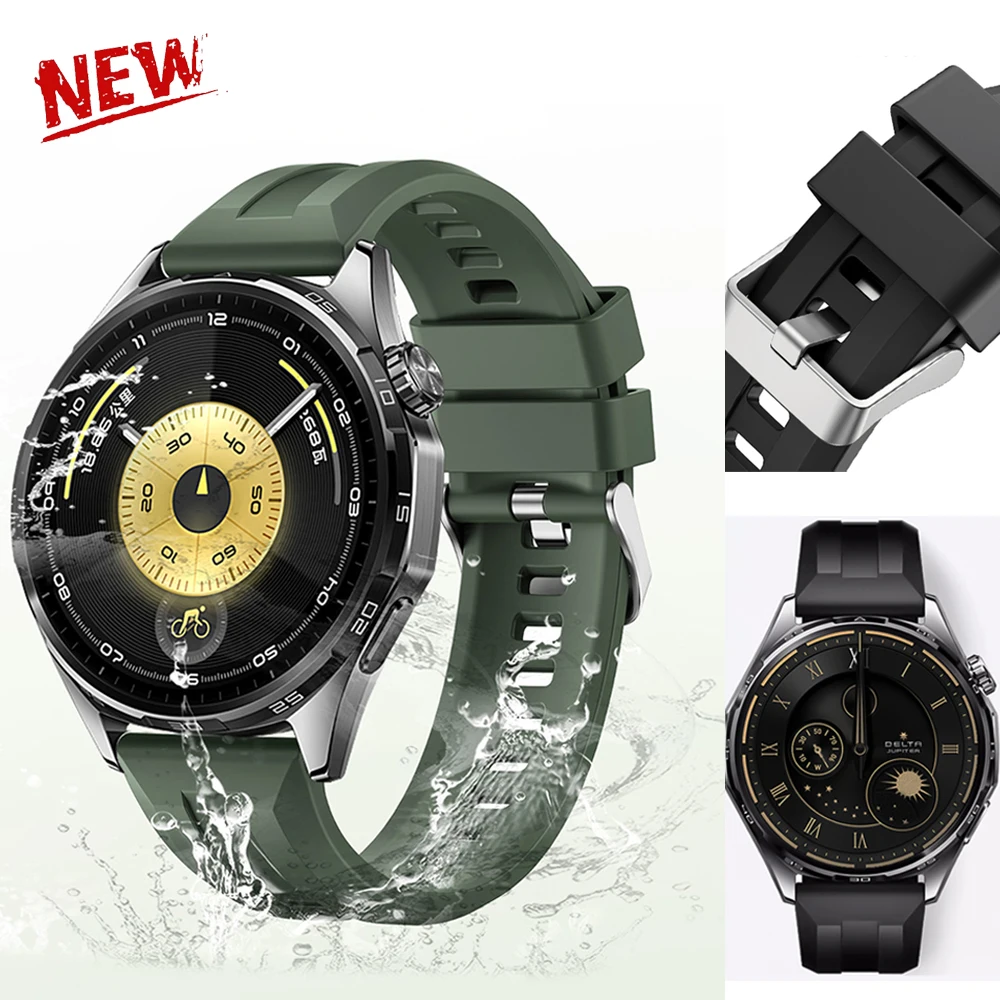 Silicone Smart Watch Band: 22mm Strap Replacement