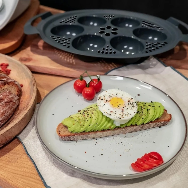 Kitchen Cooking Accessory Eggs Poachers Fit for Thermomix TM5 TM6 Cooker Tools Eggs Boiler Rack Mold Pastry Steam Basket