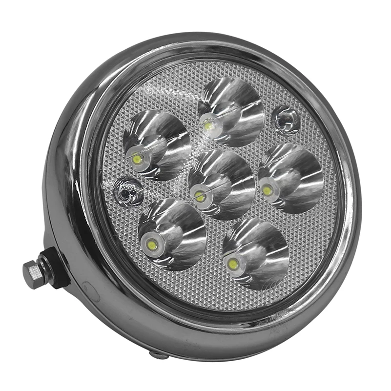 Enhanced Electric Scooter Headlight Assembly with Electroplated Iron Shell