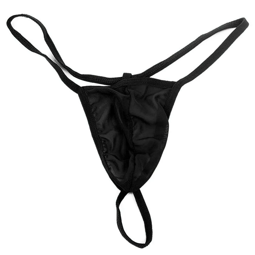 

Mens Sexy G-string Thongs Mesh Underwear T-back Briefs Bikini Solid Underpants See Through Panties Ultra-thin Perspective Pants