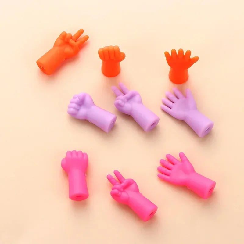 뜨게 바늘 포인트 프로텍터 바늘 팁 스토퍼, DIY 직조 뜨게 재봉 혼합 바늘 팁 스토퍼 재봉 도구, 로트당 6 개