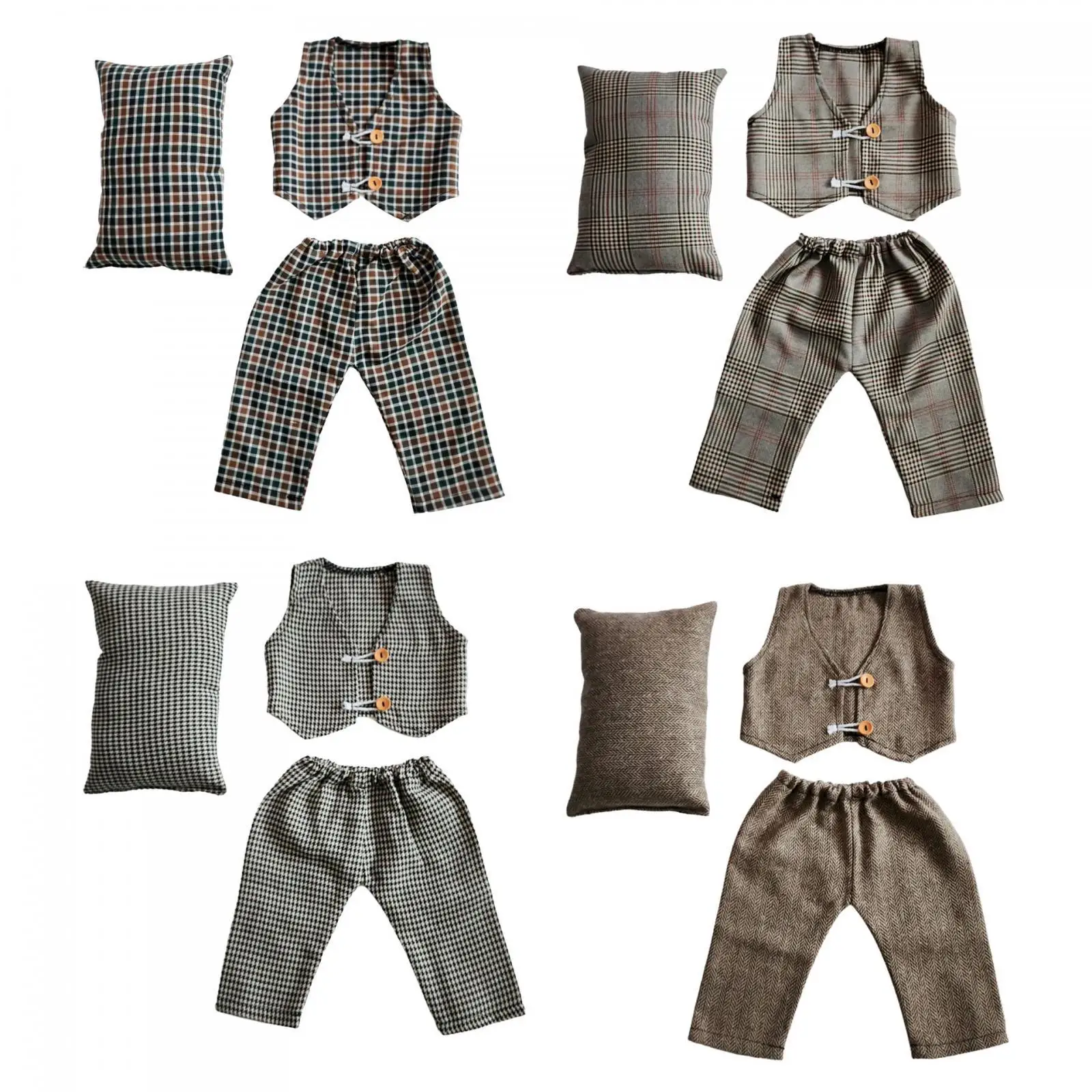 

Baby of Pillow Vest Pants Trendy Versatile Soft Clothing Accessories Girl and Boy Baby Photography Props for Gift Party