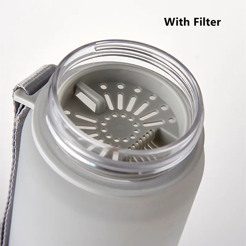 1000Ml Large Capacity Sports Fitness Graduated Straw Cup Portable Outdoor Travel Water Bottle