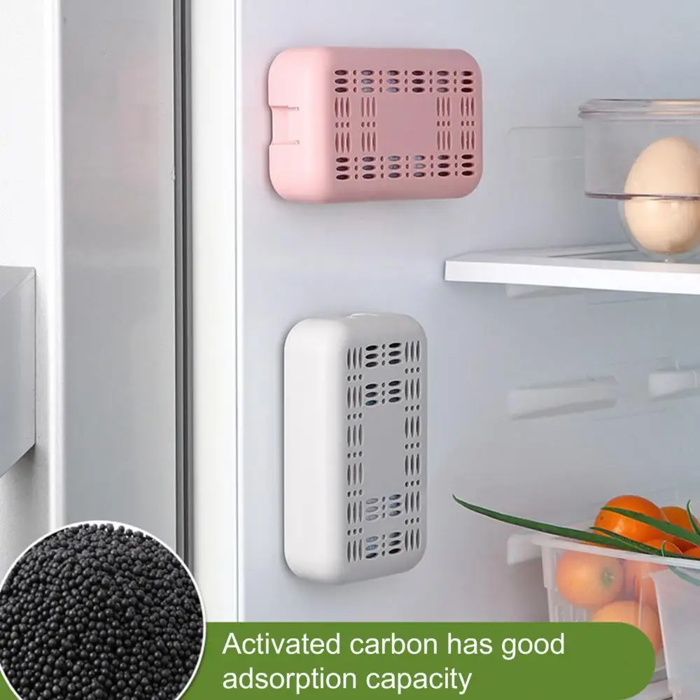 Suction Cup Fridge Activated Carbon Deodorant Box Freezer Deodorizer Air Purifier Smell Odor Remover Home Accessories