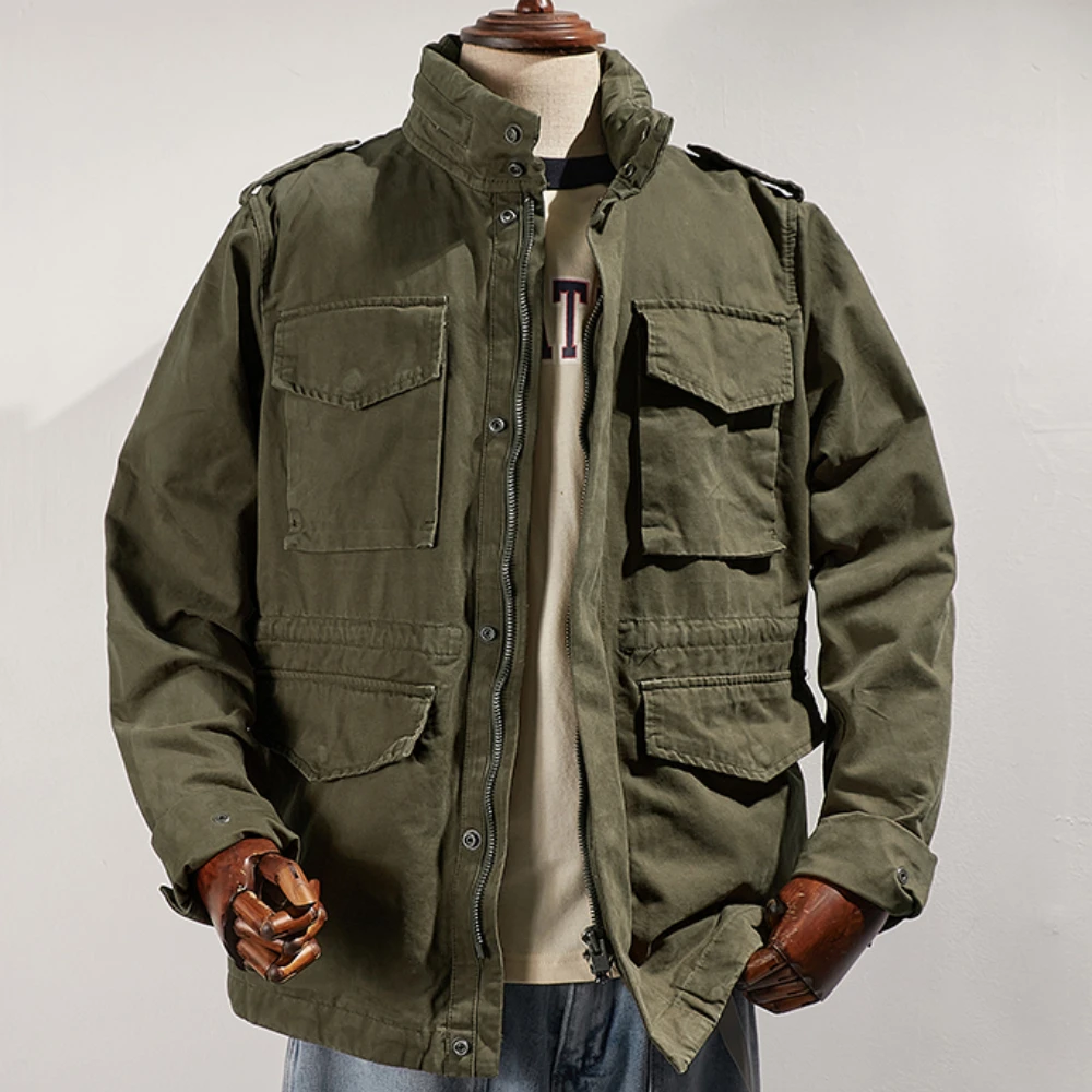 MLVINCE L Heavy Weight Military Jacket