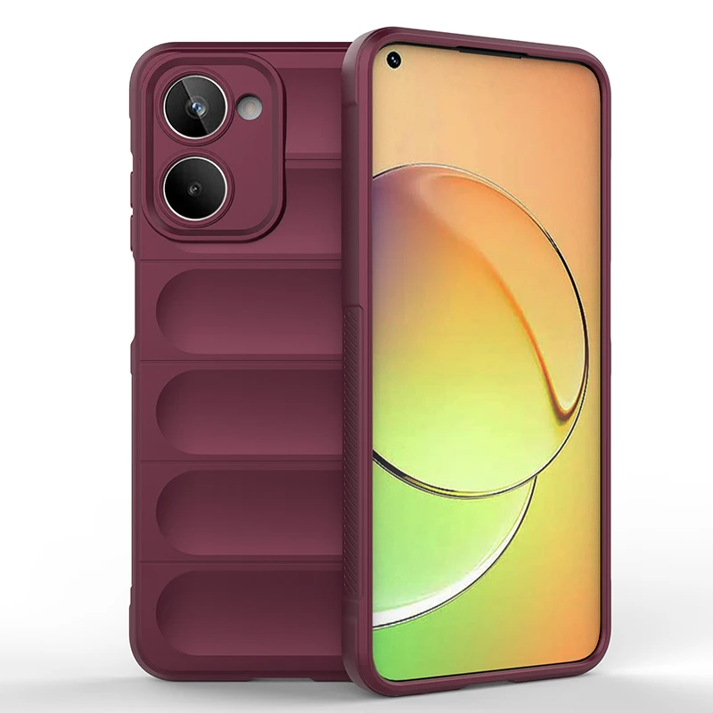 Enhanced Shockproof Liquid Silicone Back Phone Case - Durable Protective Cover