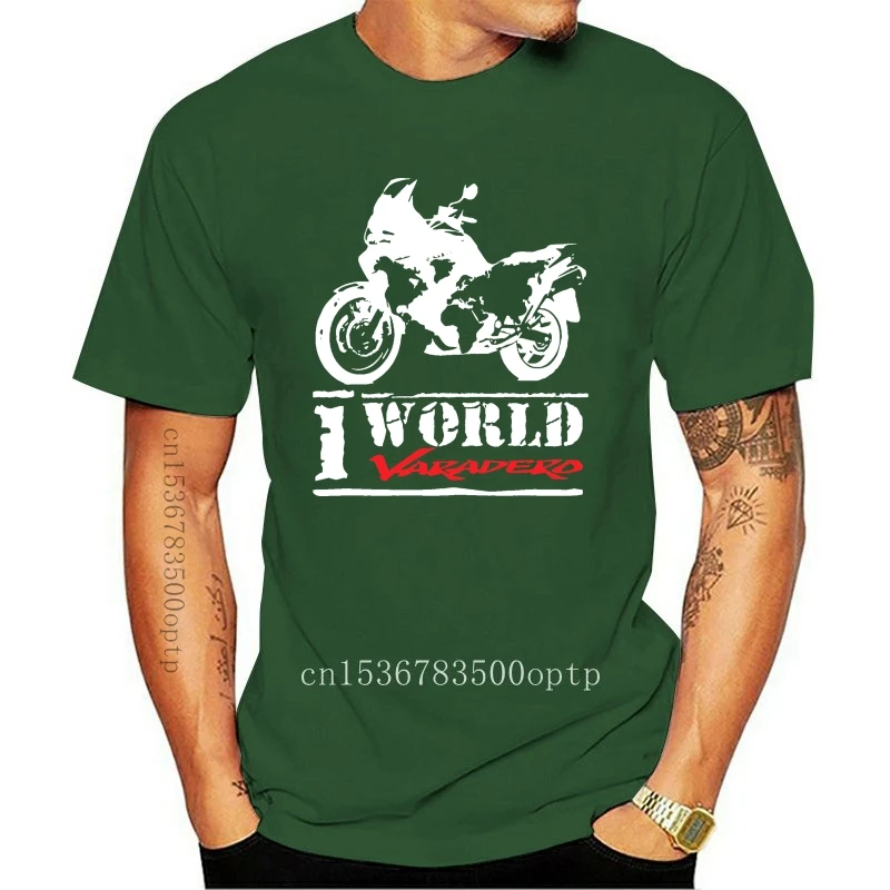 

New 2023 Summer Cool Tee Shirt Japan motorcycles VARADERO XL1000V PRINTED T-SHIRT, ONE WORLD ONE VARADERO Cotton T-shirt