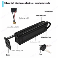 36V 48V 52V 60V argent poisson 18650 batterie 10Ah 12Ah 15Ah 20A 10S-16S 3P-6P pour 250W-1800W pliant e-deux roues portable 3