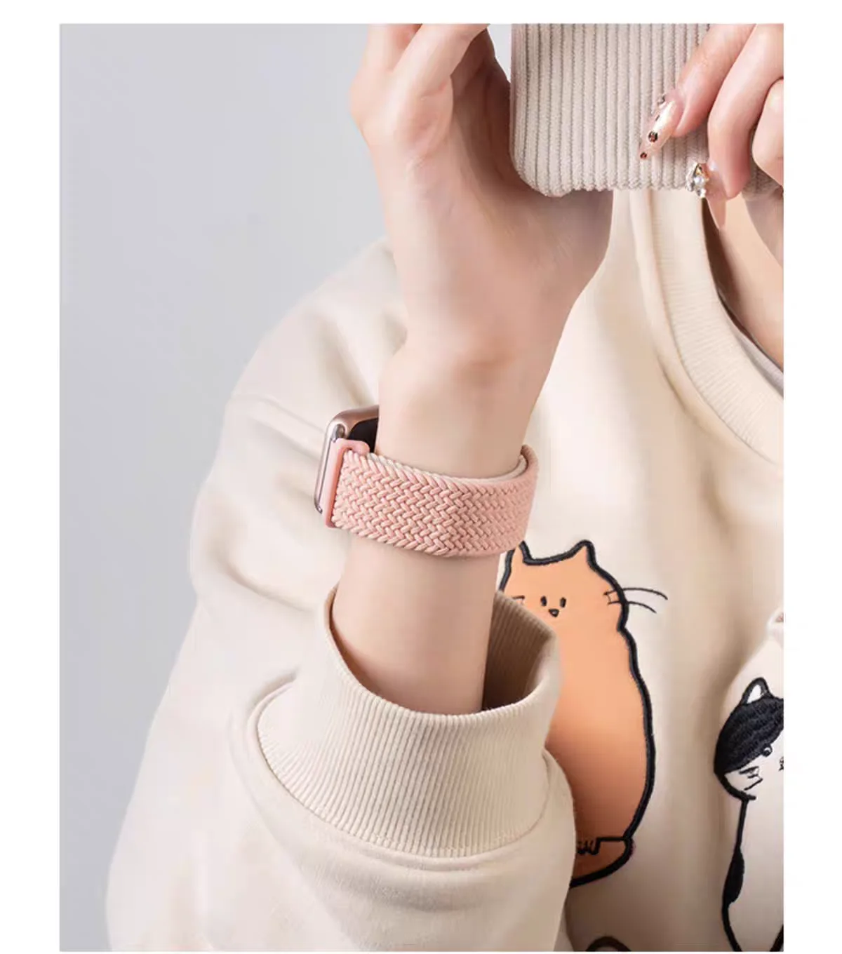 Nylon Watch Band Strap - Versatile Adjustable Sizes