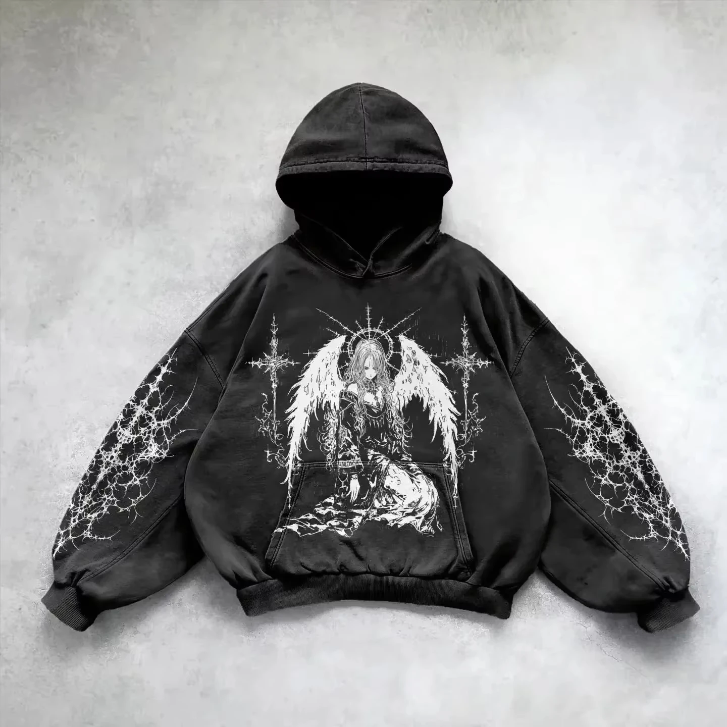 Hoodie fabric close-up