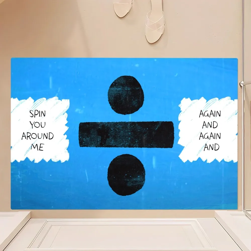 Singer Ed S-Sheeran Eraser Floor Mat Bedroom Kitchen Door Bath House Super Absorbent Foot Non-slip 6