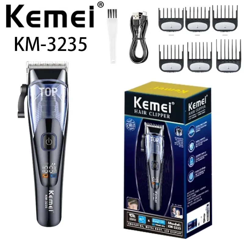 Factory Price New Professional Electric Hair Trimmer Hair Km-3235 Adjustable Cutter Head Professional Hair Trimmer Clipper