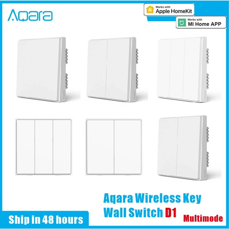 0€02 sur Xiaomi Aqara QBKG04LM Interrupteur Mural Version ZigBee