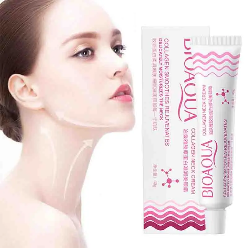 Face And Neck Cream 40ml Neckline Cream Smooth Brightening Necks Beauty Firming Skin Becomes Younger