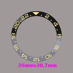 Curved Ceramic Bezel Insert for Watch Case Repair - 38mmx30.6mm (17)