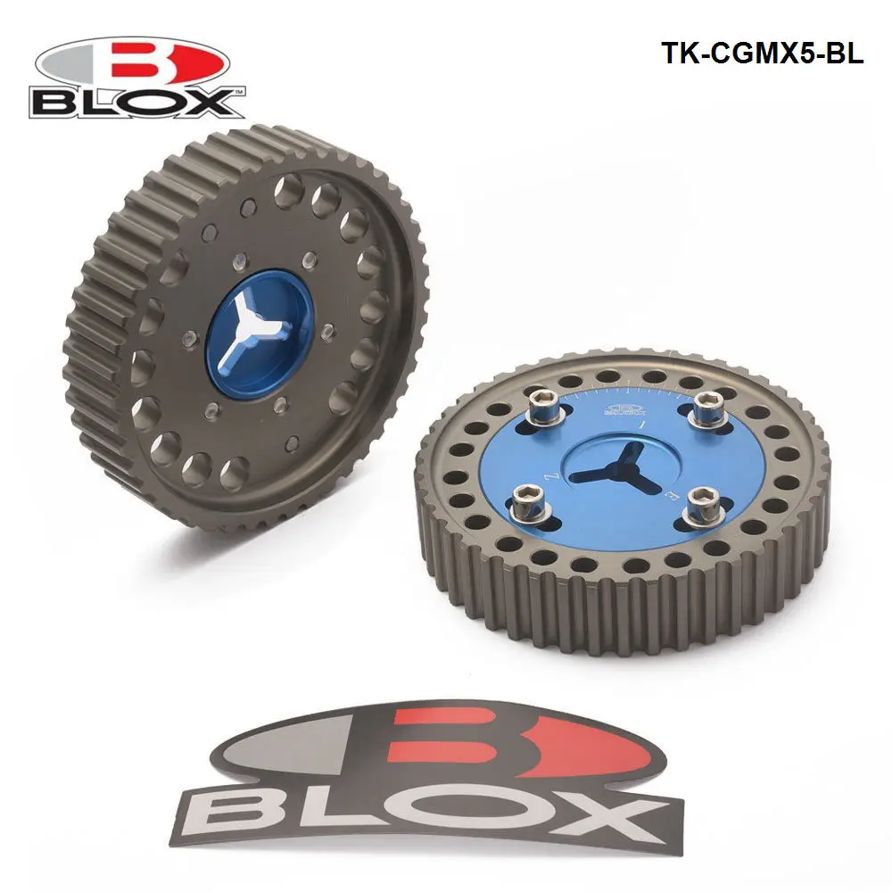 TANSKY- BLOX Aluminum Upgrade Engine Cam Gear Pulley 1Pair For Mazda Miata Protege Escort 1.6L 1.8L Dohc 91-97 TK-CGMX5-BL