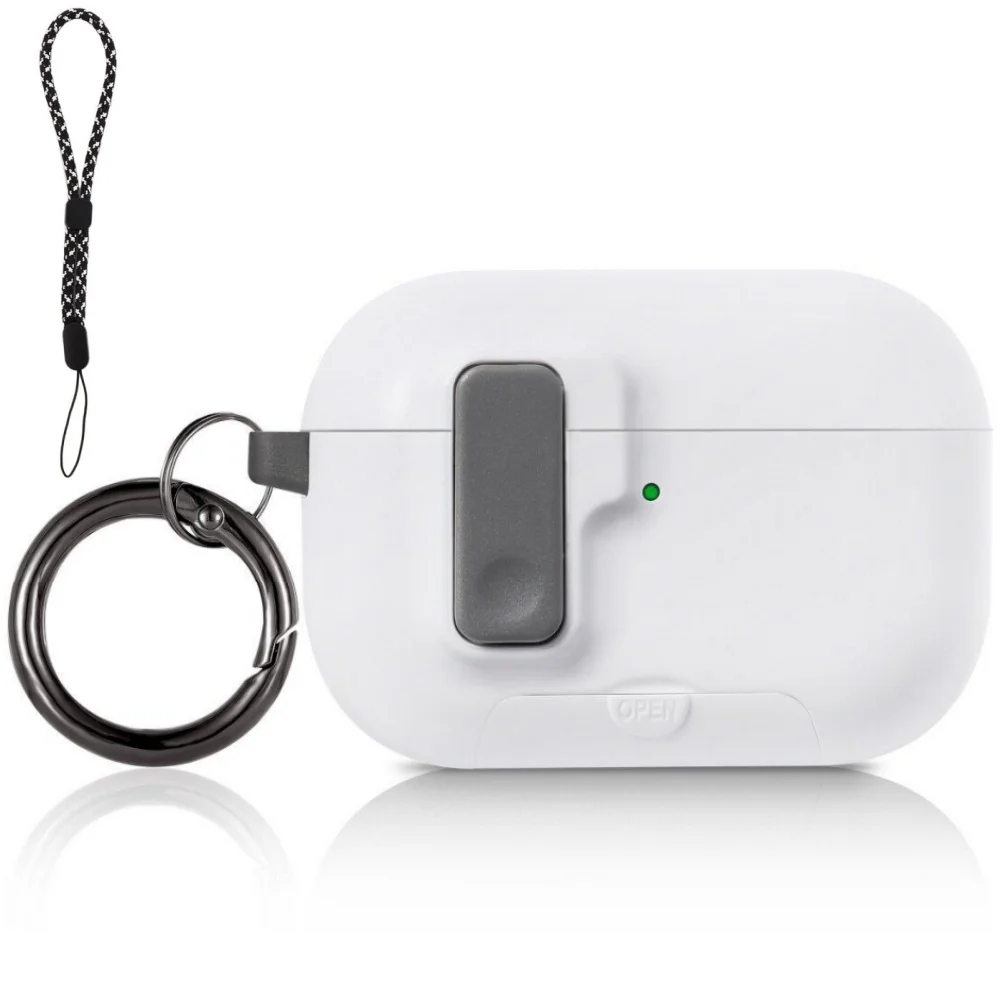 AirPods Pro Protective Case Cover with Phone Stand & Keychain
